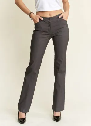 Regular Rise Slim Bootcut Pants