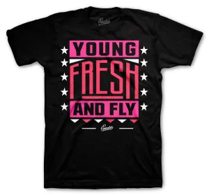 Retro 14 Shocking Pink Young Fresh Shirt