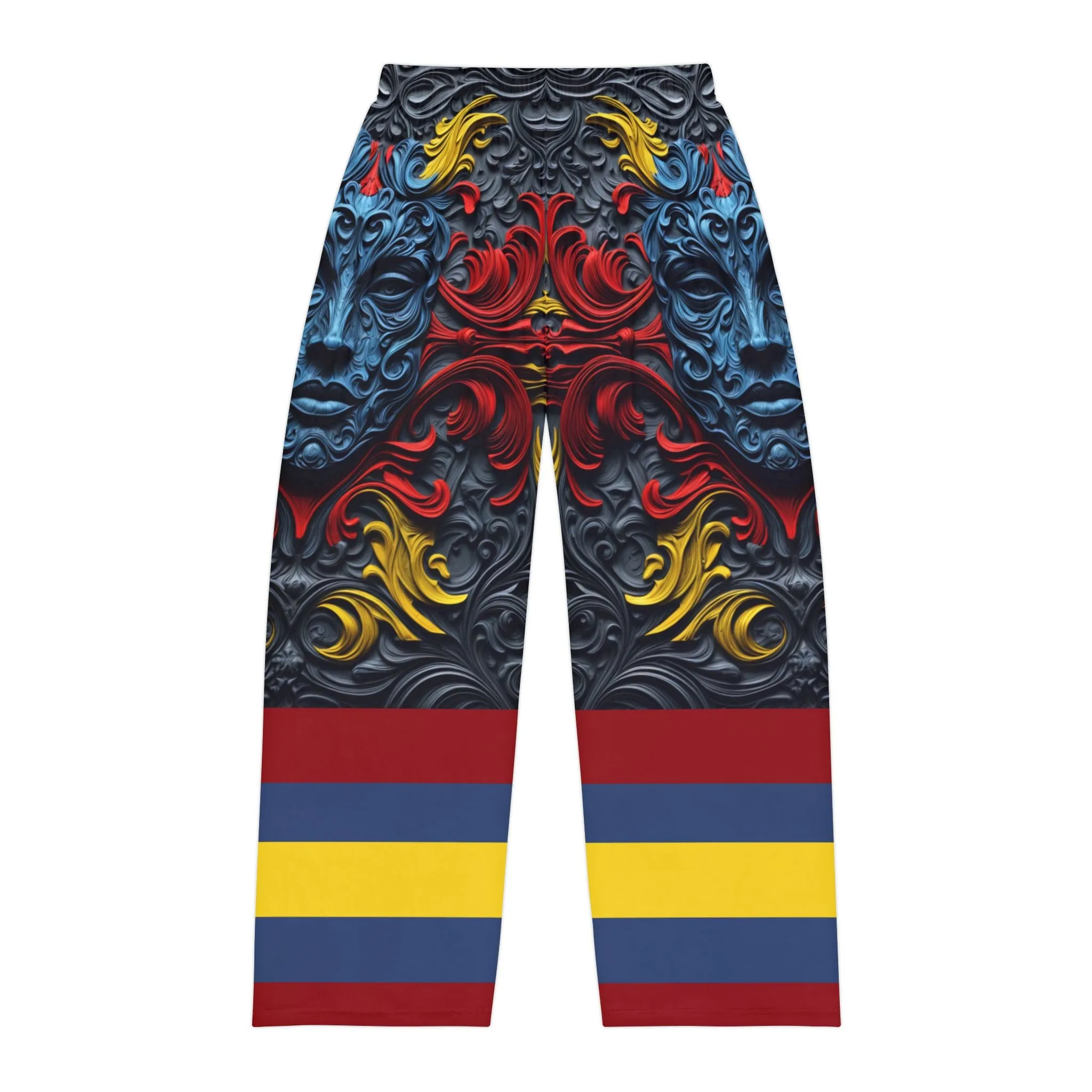 Retro Graphic Pajama Pants