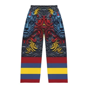 Retro Graphic Pajama Pants