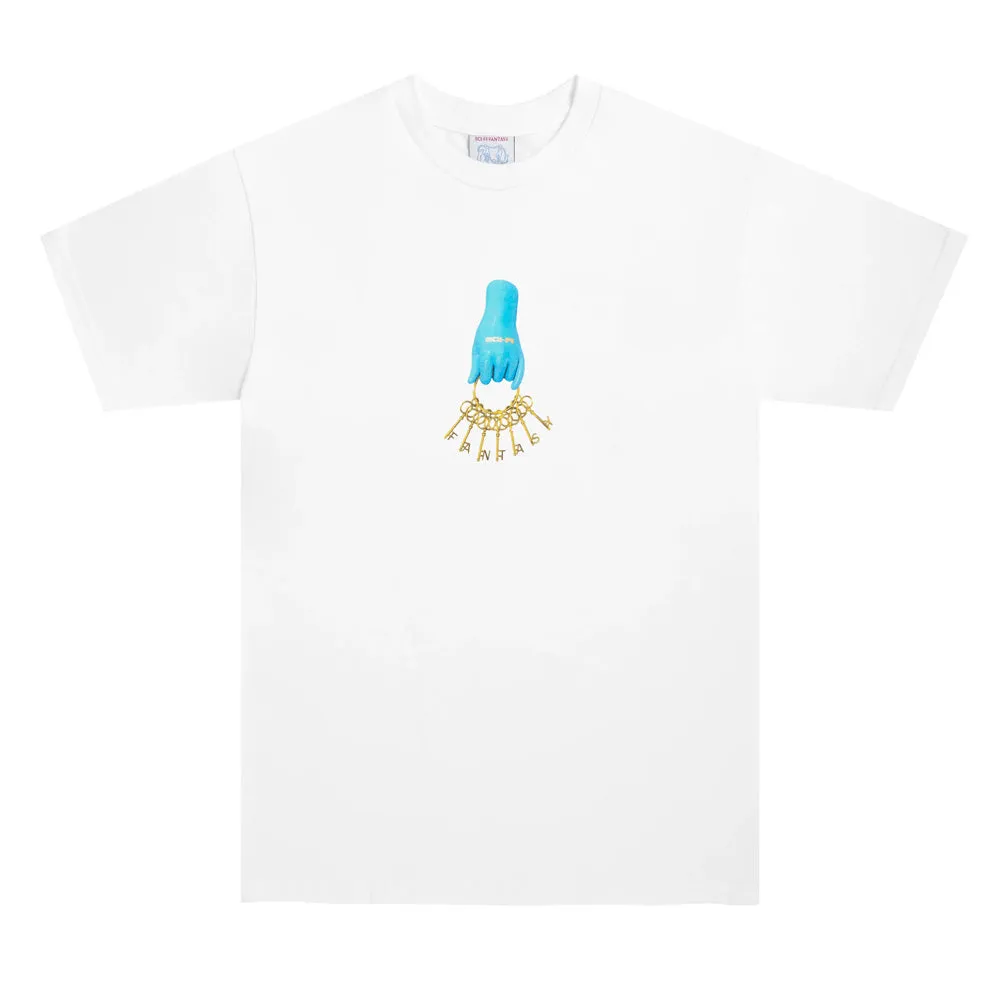 SCI-FI FANTASY KEYS TEE // WHITE