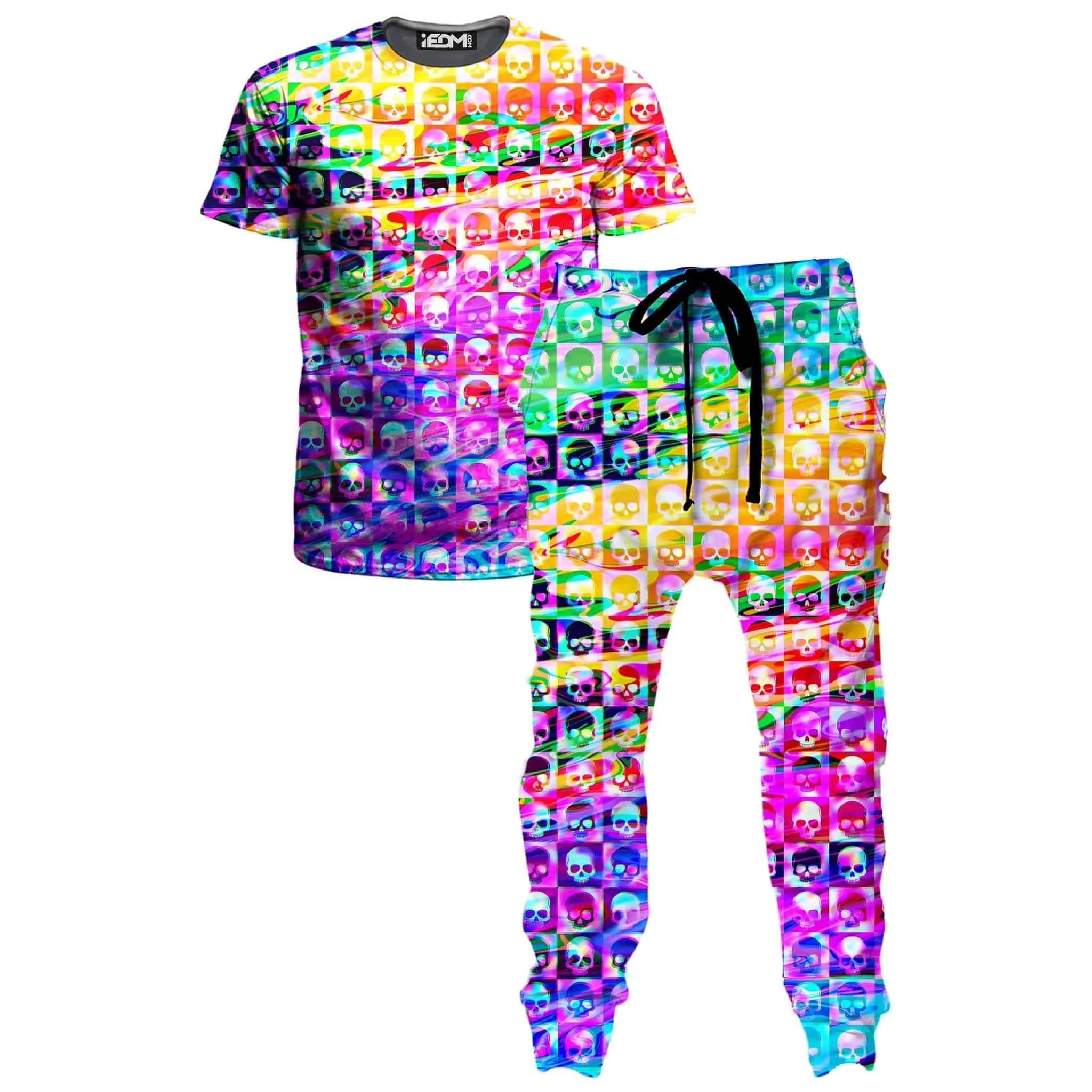 Skull Fam Purple T-Shirt and Joggers Combo