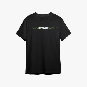 Speed - Organic Cotton Round Neck Graphic T-Shirt