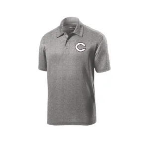 Sport-Tek Columbus "C" Heather Polo (Grey)