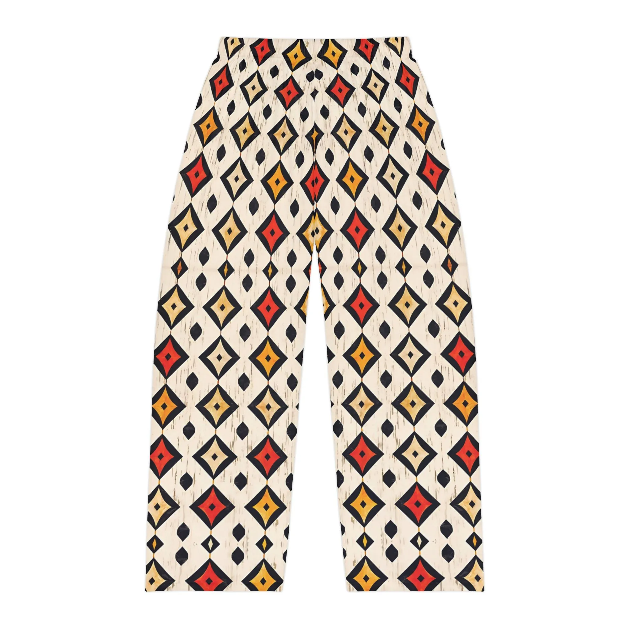 Stylish Geometric Men's Pajama Pants - Comfortable Lounge Wear for Cozy Nights