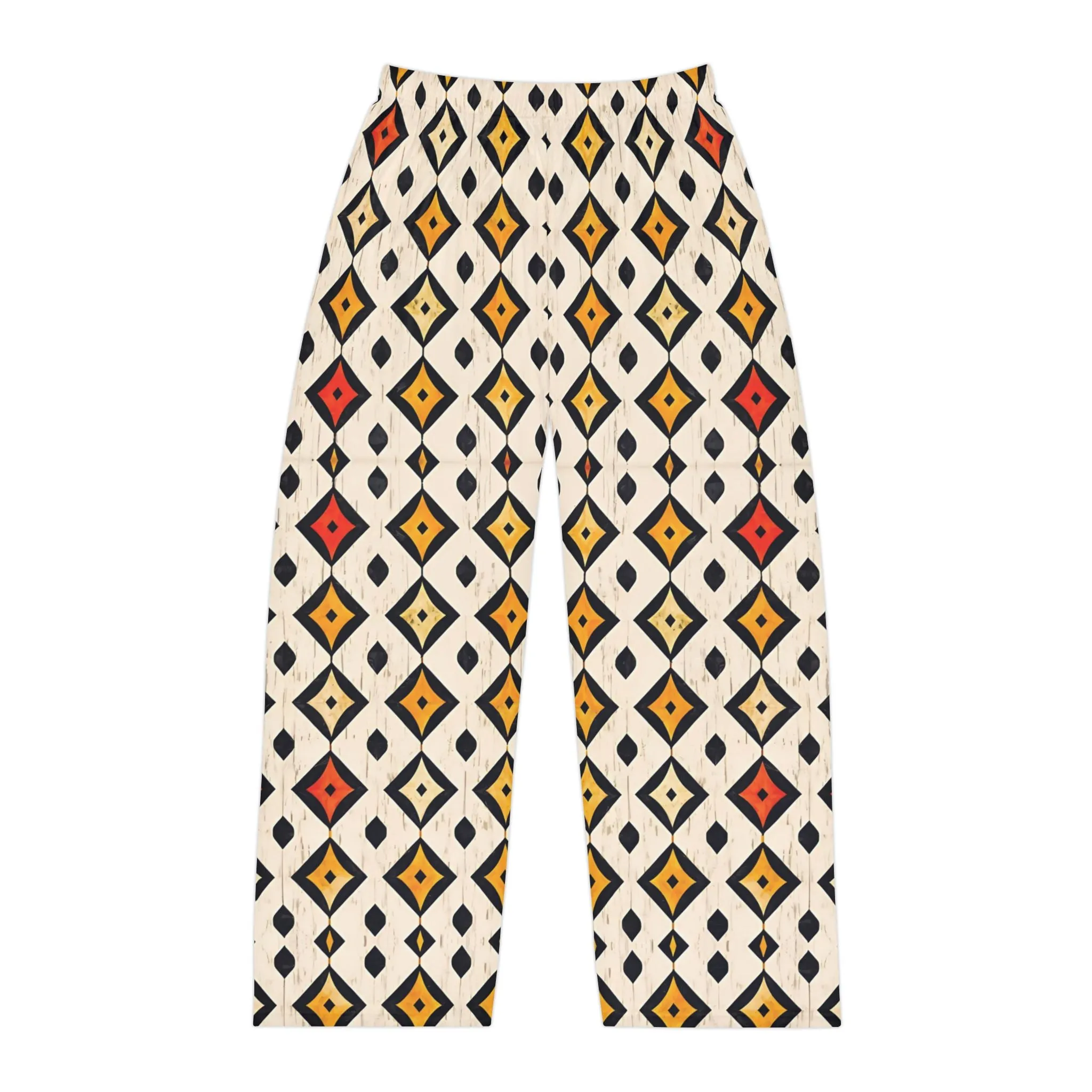 Stylish Geometric Men's Pajama Pants - Comfortable Lounge Wear for Cozy Nights