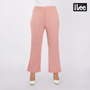 Stylistic Mr. Lee Ladies Basic Non-Denim Flared Pants 145273-U (Pink)