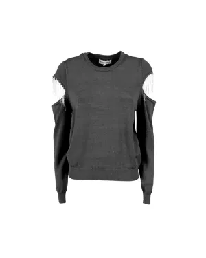 Sweater with glitter detail