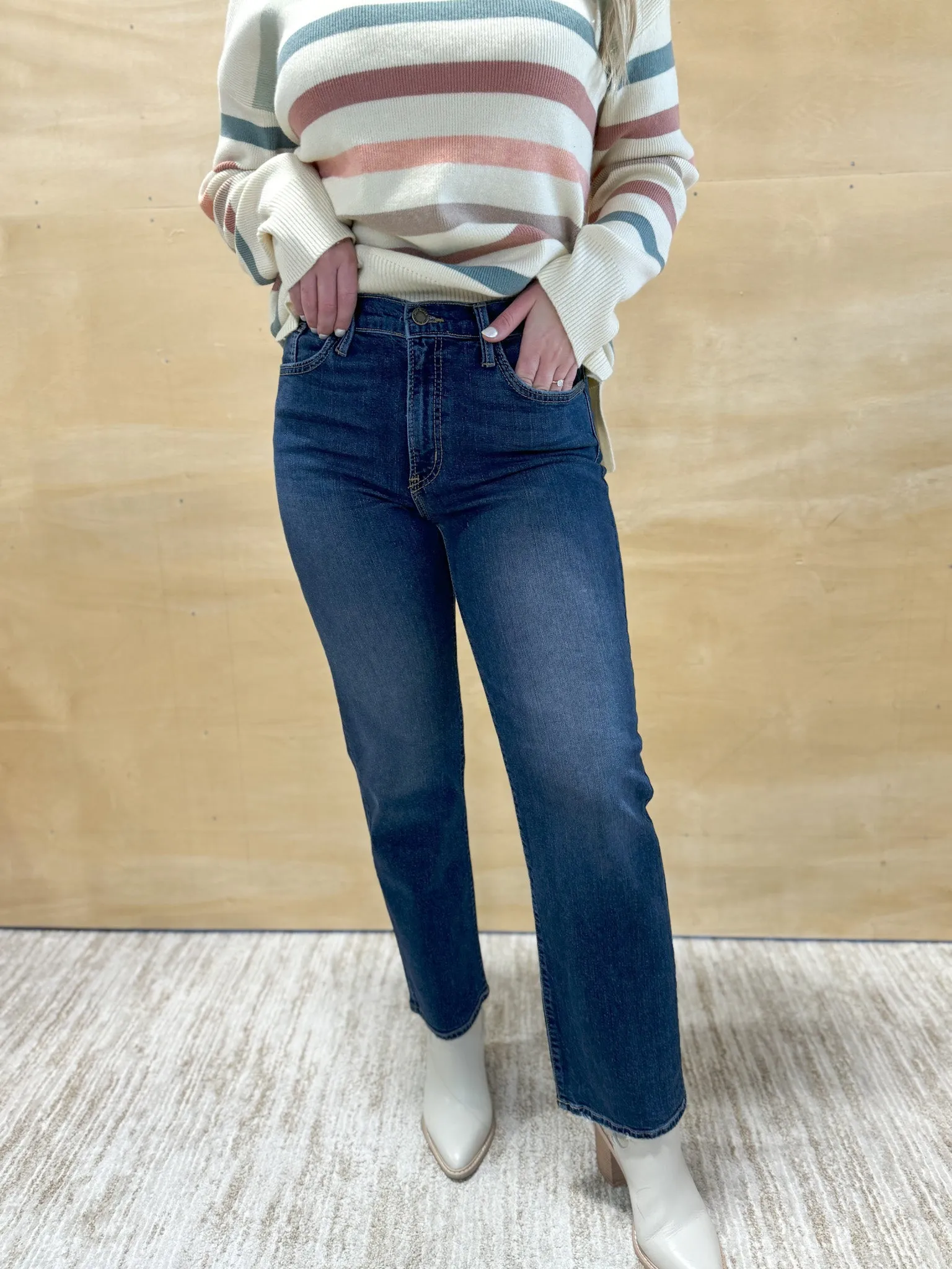 The Georgia Jeans - Dark Denim