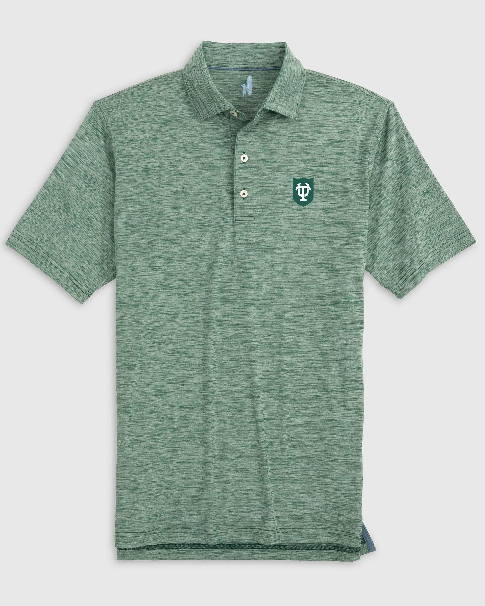 Tulane Huronn Featherweight Performance Polo