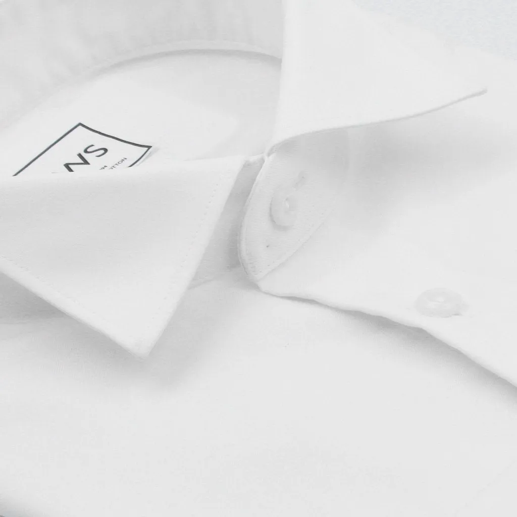 TUXEDO SHIRT WITH BUTTON CUFF, THE ULTIMATE WHITE SHIRT