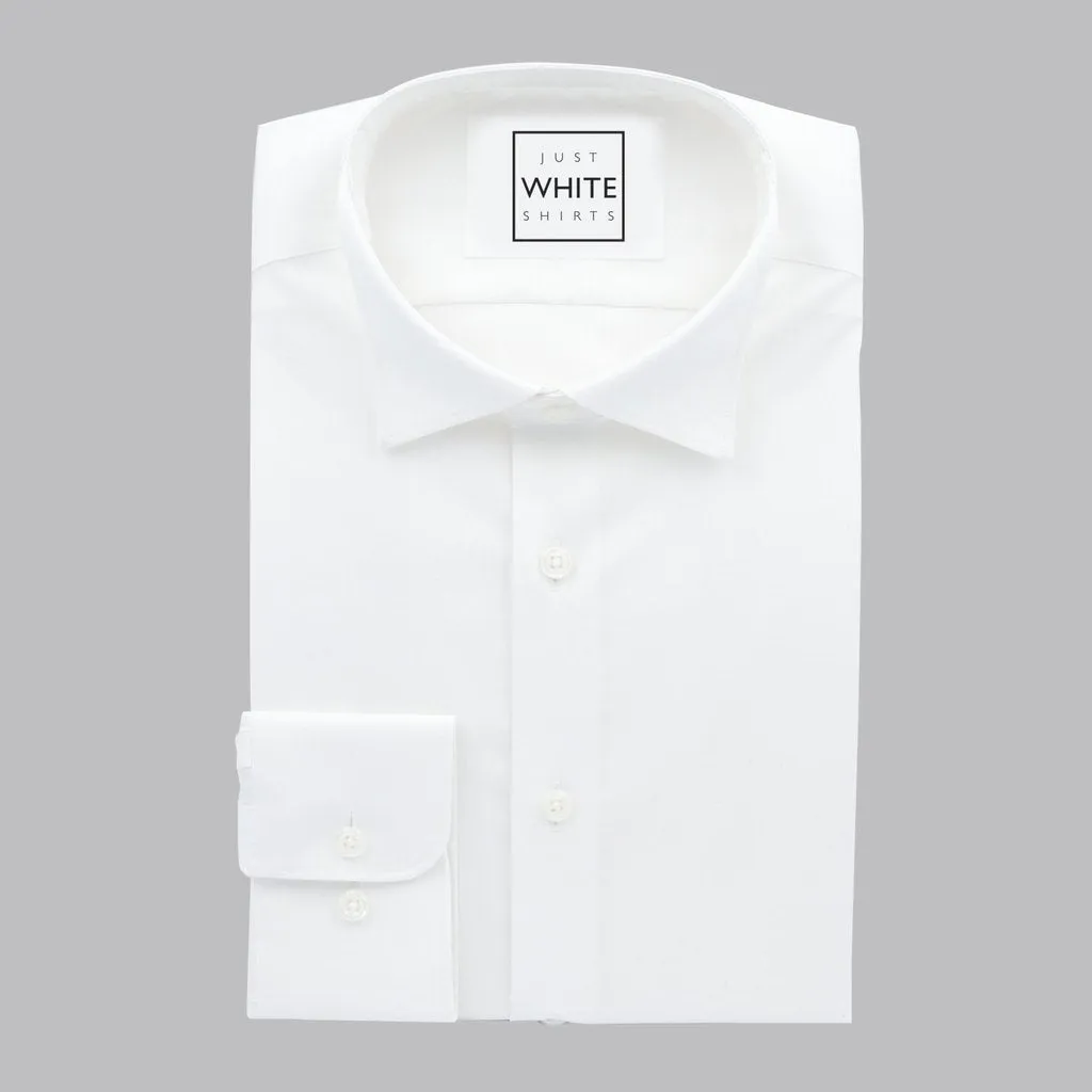 TUXEDO SHIRT WITH BUTTON CUFF, THE ULTIMATE WHITE SHIRT