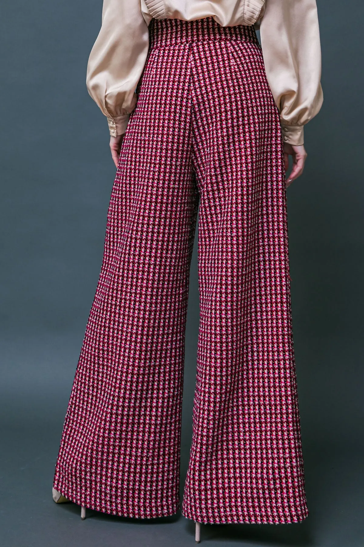 Tweed Flare Pants