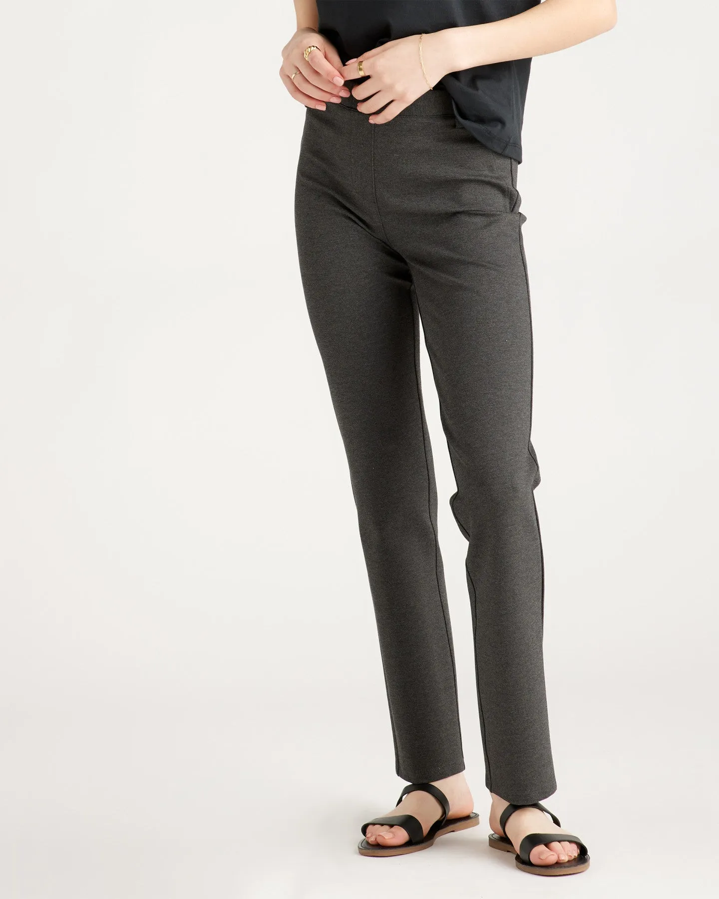 Ultra-Stretch Ponte Straight Leg Pants