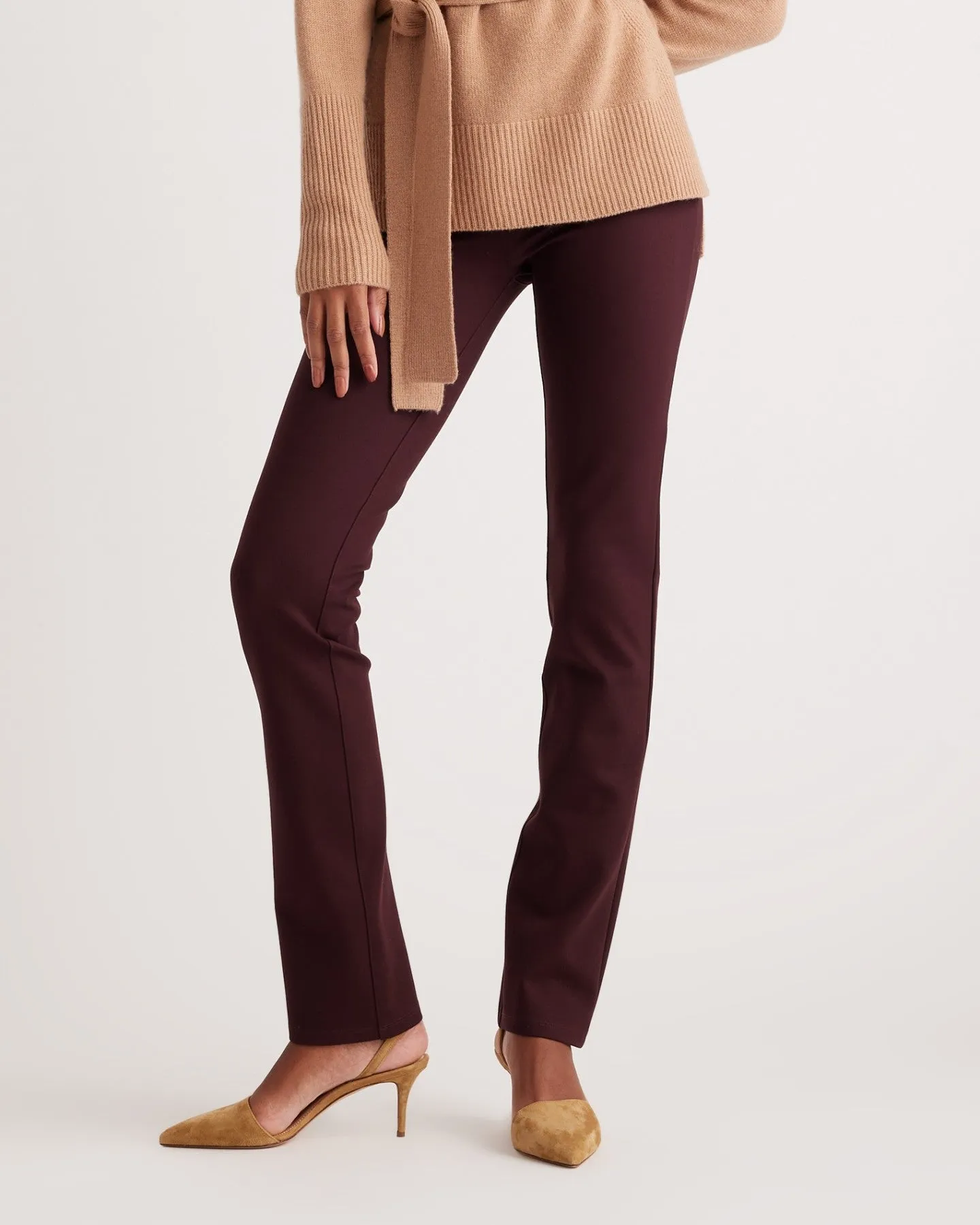 Ultra-Stretch Ponte Straight Leg Pants