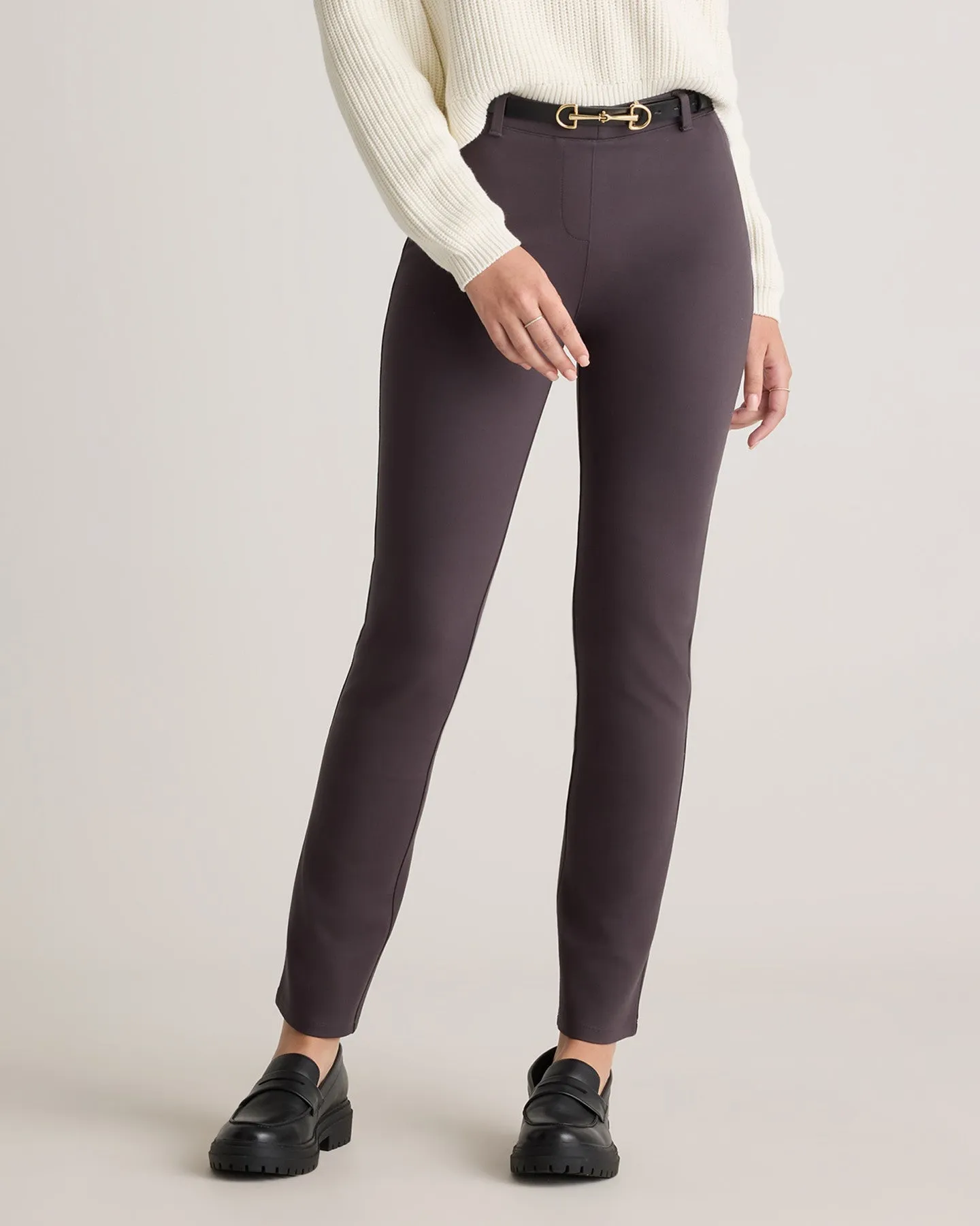 Ultra-Stretch Ponte Straight Leg Pants