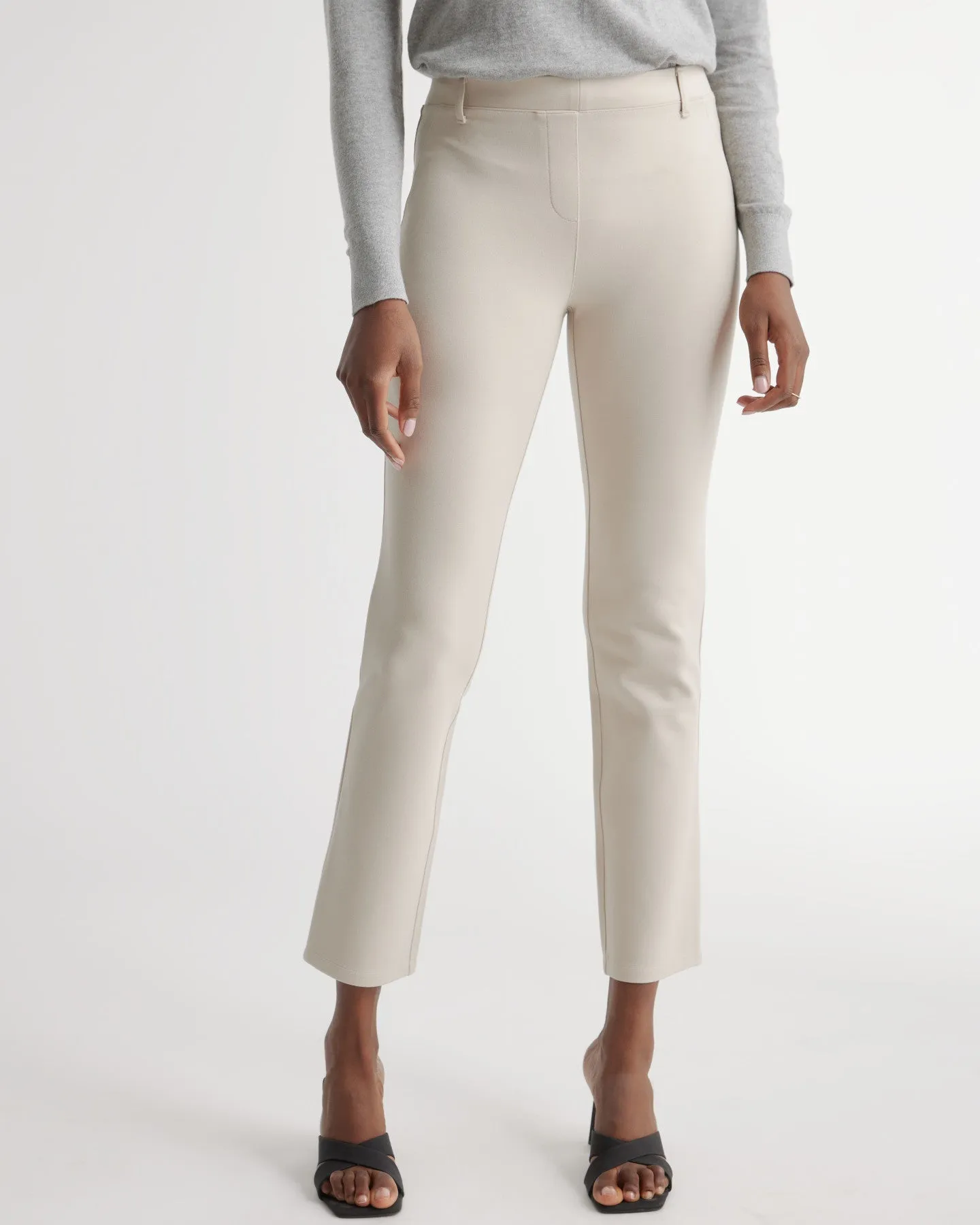 Ultra-Stretch Ponte Straight Leg Pants