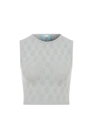 Valerie Monogram Knitted Top