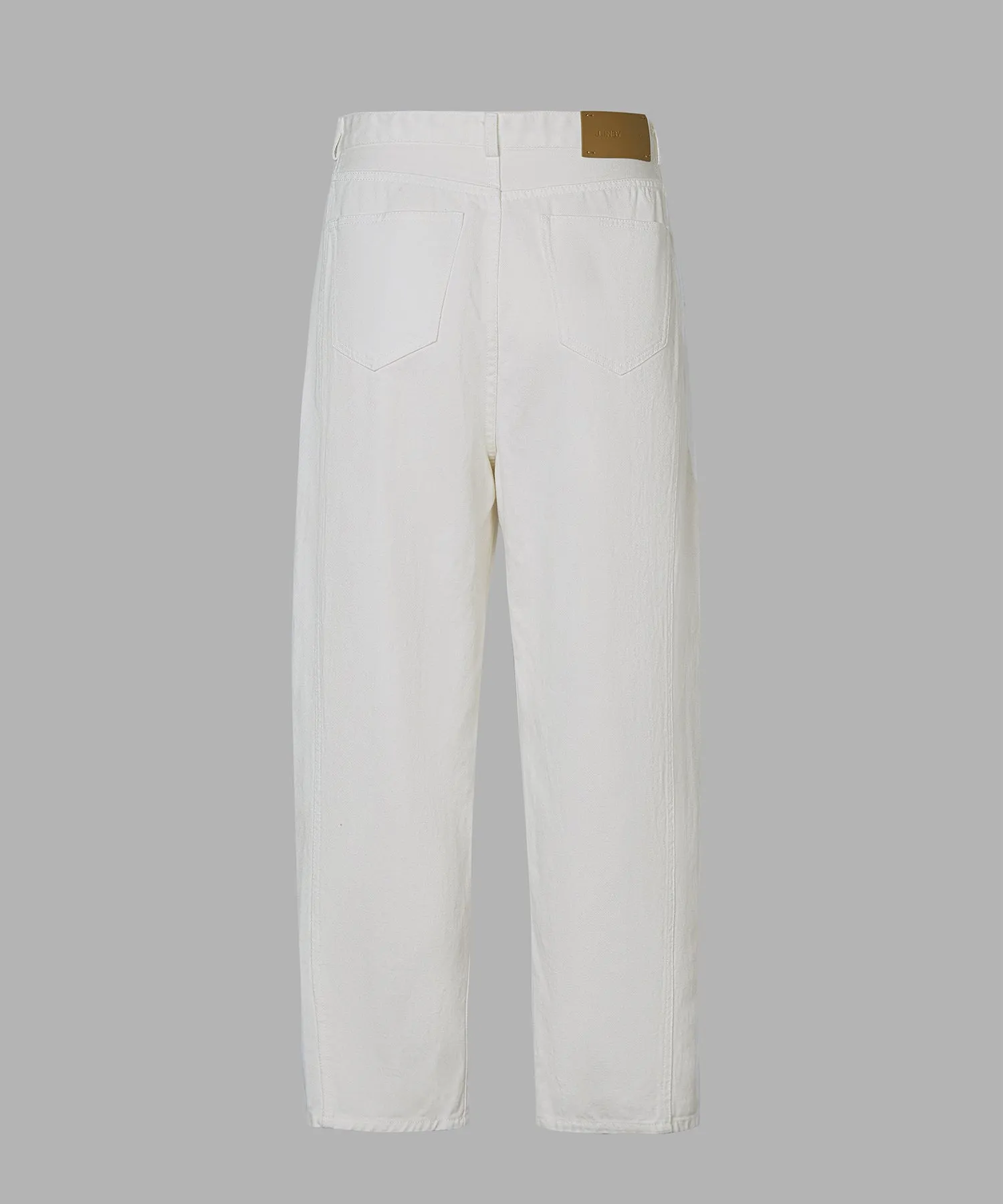 Versatile Distressed Tapered-leg Jeans