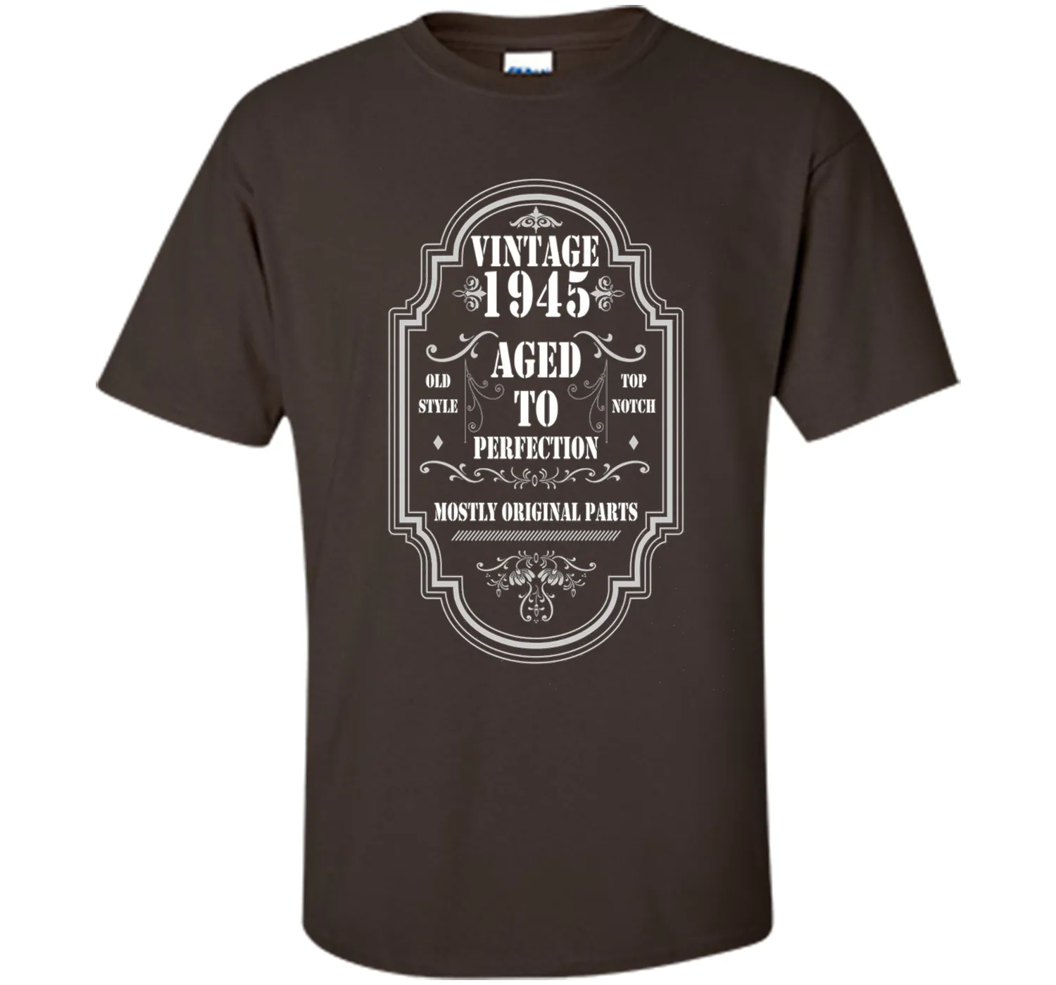 Vintage 1945 T-Shirt. Birthday Gifts For Women/Men