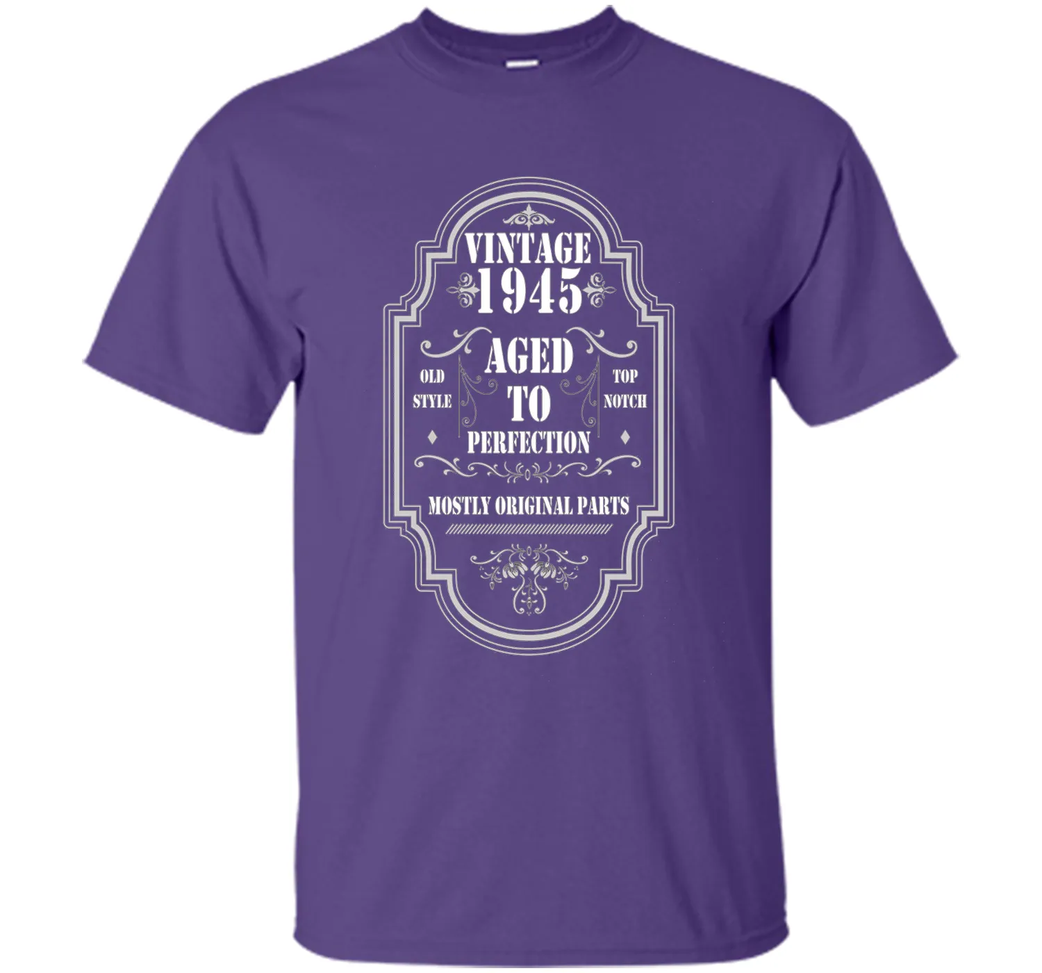 Vintage 1945 T-Shirt. Birthday Gifts For Women/Men