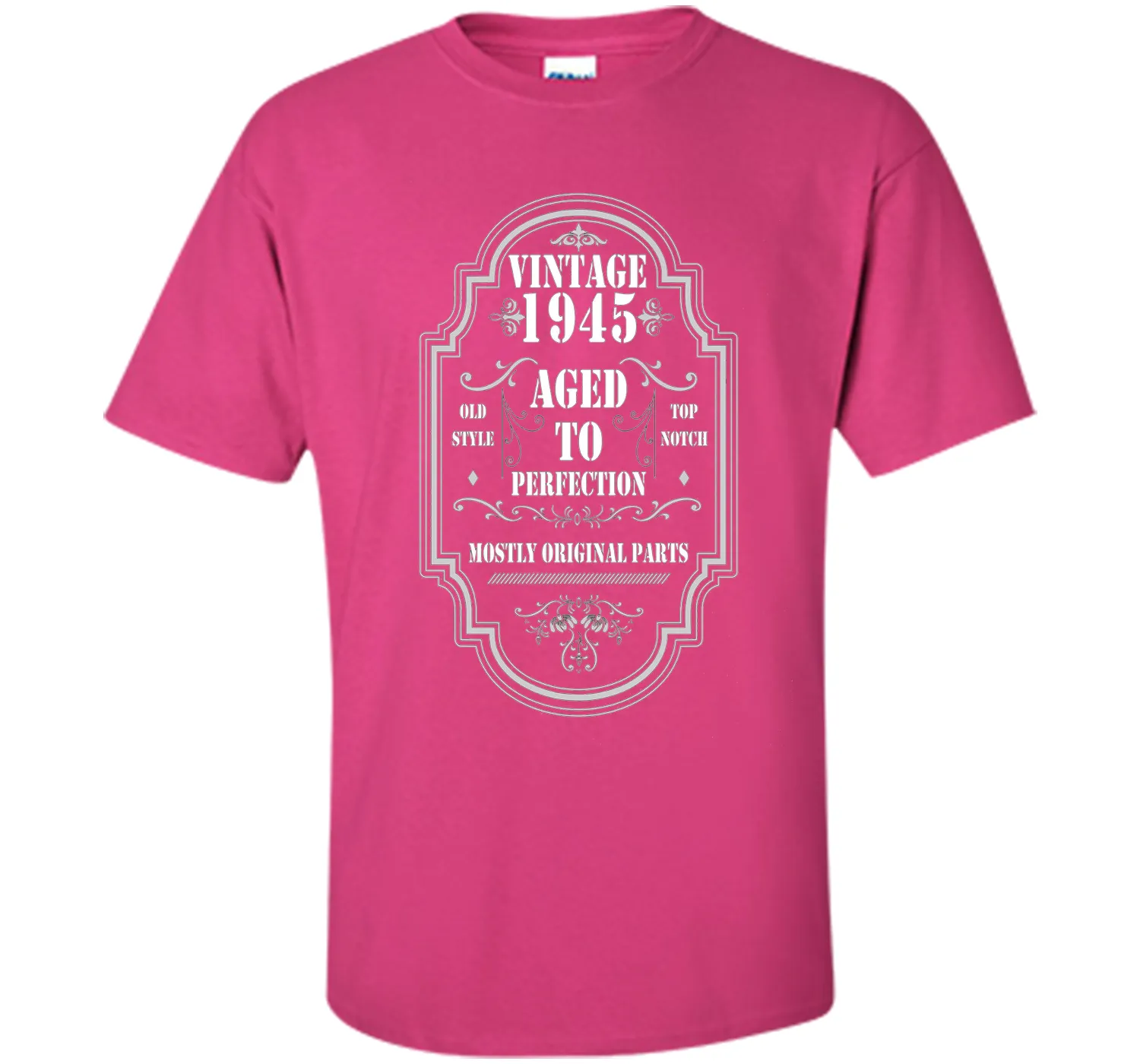 Vintage 1945 T-Shirt. Birthday Gifts For Women/Men