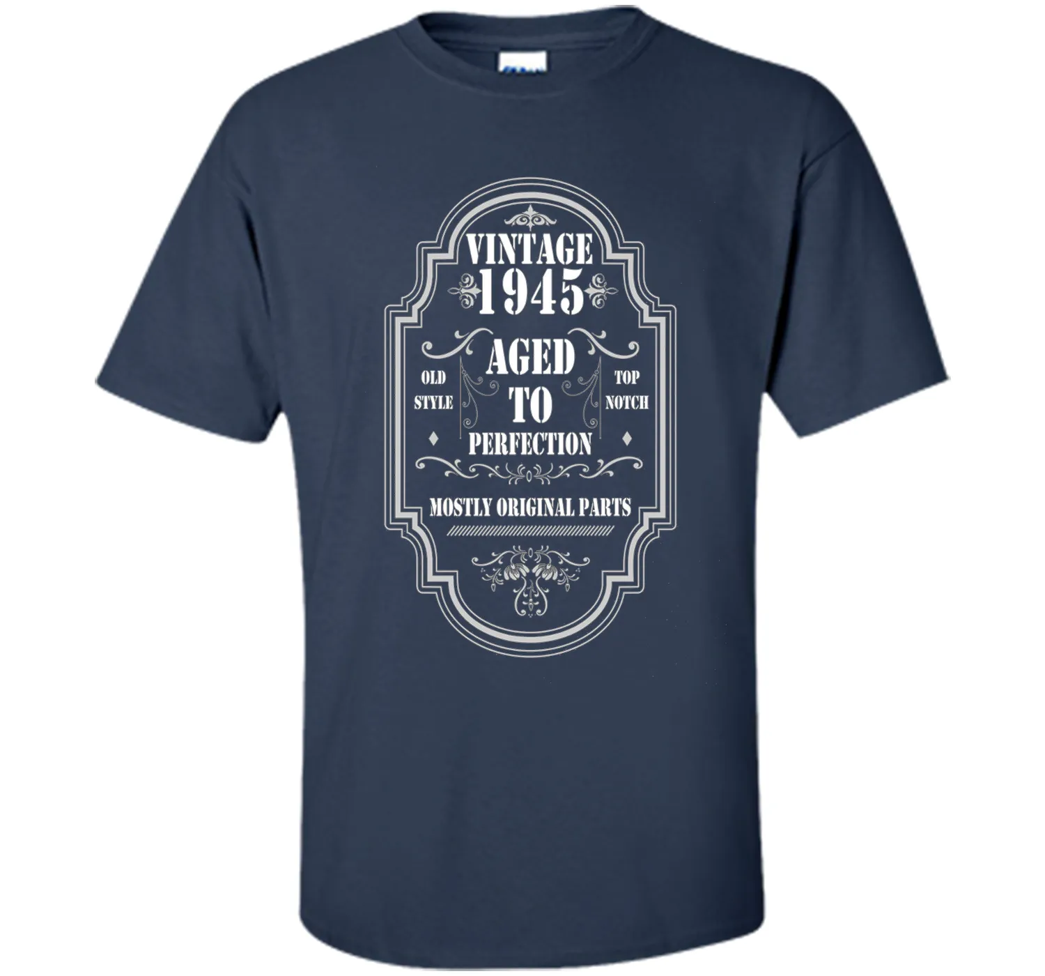Vintage 1945 T-Shirt. Birthday Gifts For Women/Men