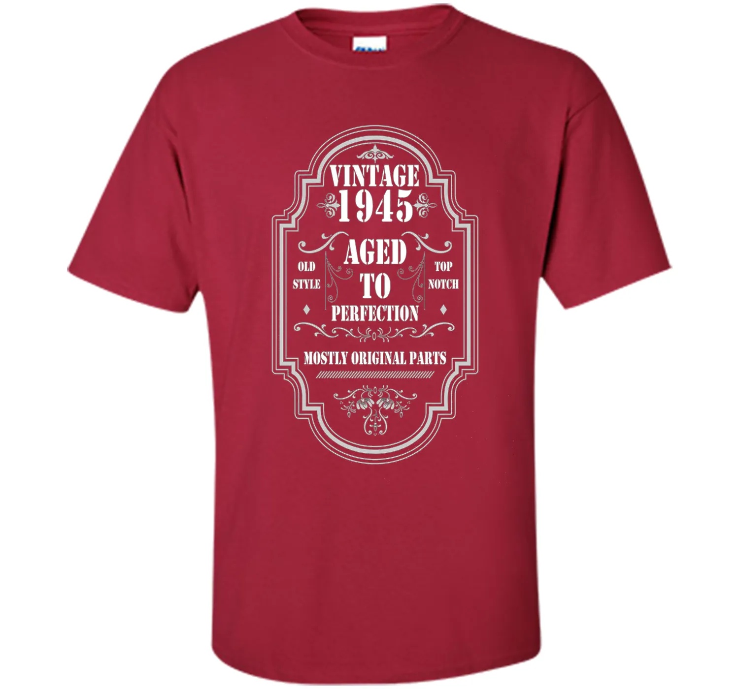 Vintage 1945 T-Shirt. Birthday Gifts For Women/Men