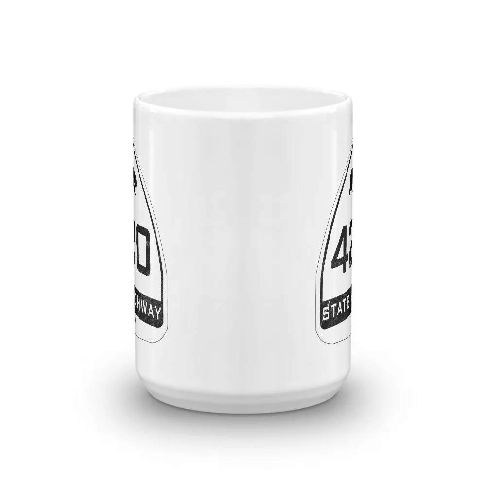 Vintage California State Highway Sign 420 Coffee Mug
