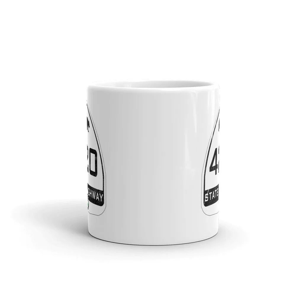 Vintage California State Highway Sign 420 Coffee Mug