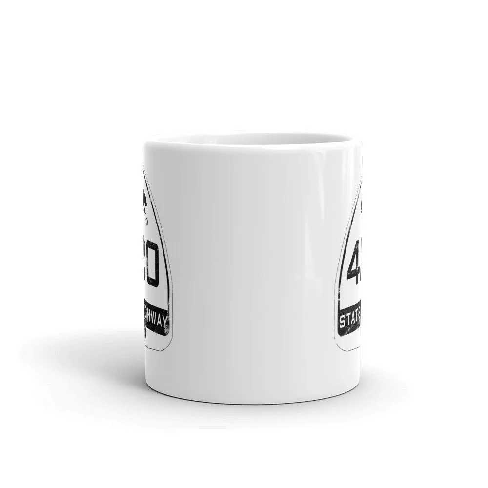 Vintage California State Highway Sign 420 Coffee Mug