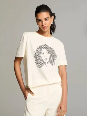 Vittoria Modern Portrait Graphic Tee