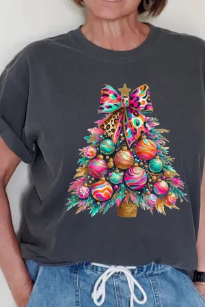 Vivid Christmas Tree Comfort Colors Adult Ring-Spun Cotton Tee