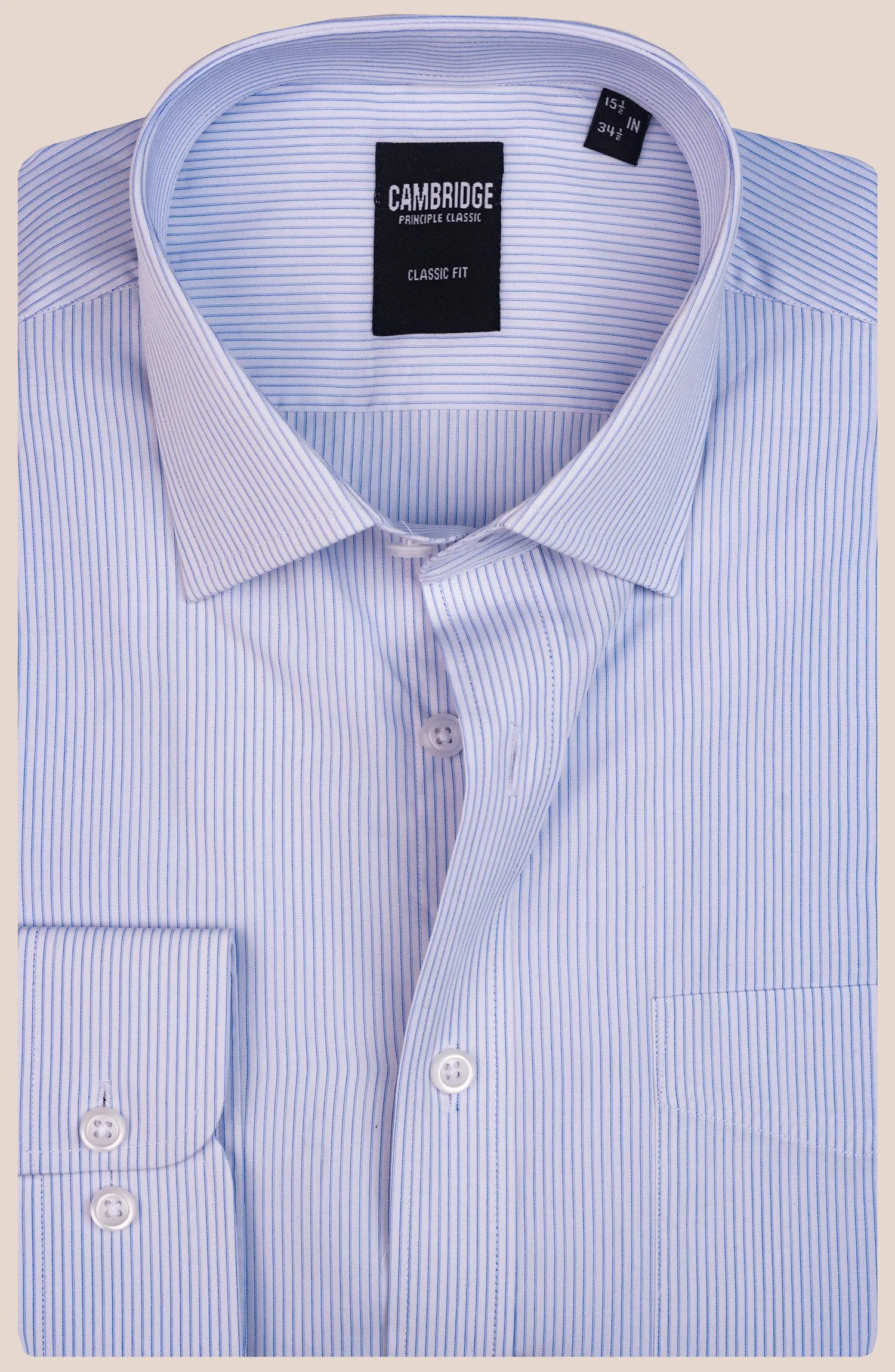 White Stripes Cotton Shirt