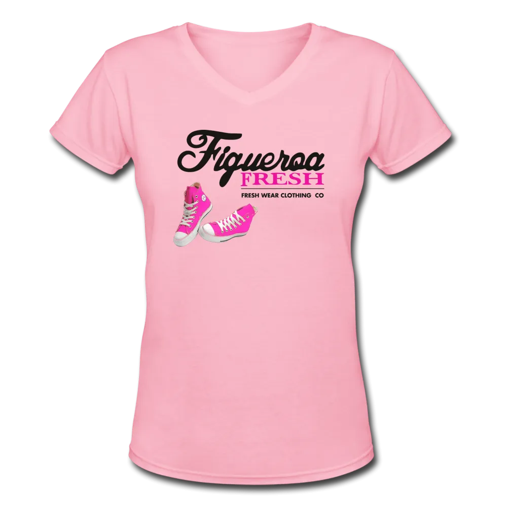 Women's V-Neck Figueroa fresh tee's