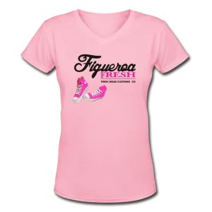 Women's V-Neck Figueroa fresh tee's