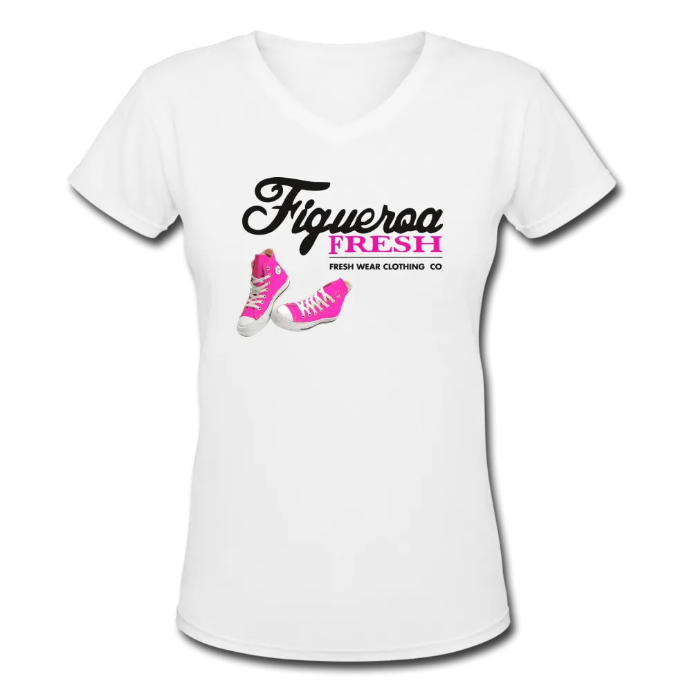 Women's V-Neck Figueroa fresh tee's